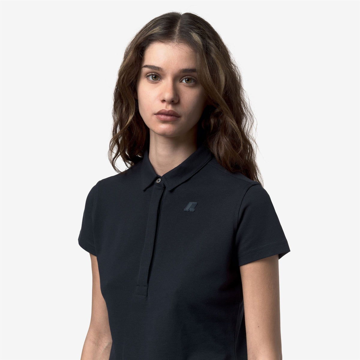 AMEDEA PIQUE SLIM - Polos - Polo - Femme - Blue Depth
