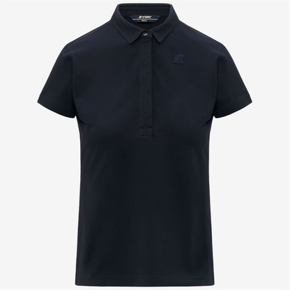 AMEDEA PIQUE SLIM - Polos - Polo - Femme - Blue Depth