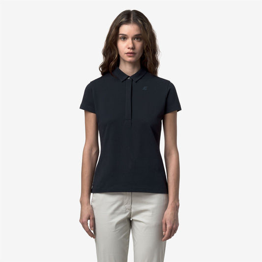AMEDEA PIQUE SLIM - Polos - Polo - Femme - Blue Depth