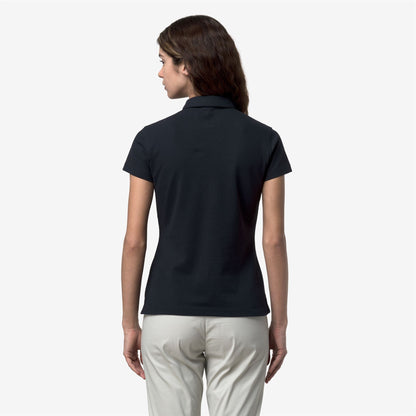 AMEDEA PIQUE SLIM - Polos - Polo - Femme - Blue Depth