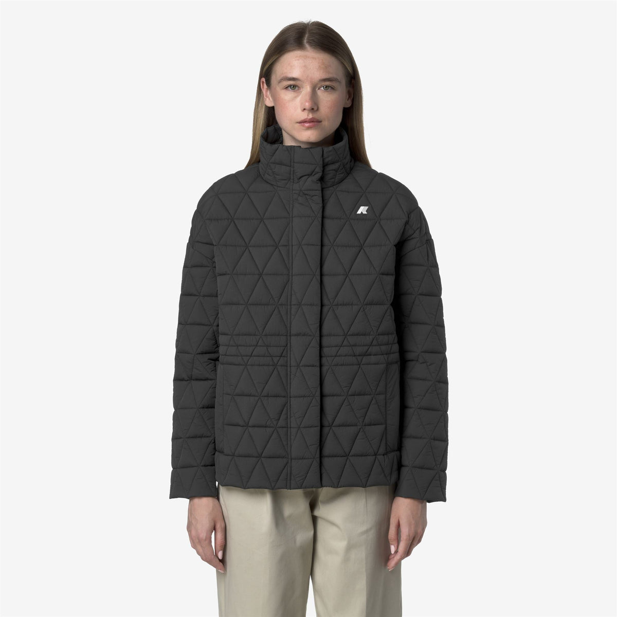 SELENE DIAMOND QUILTED WARM - Vestes - Milieu - Femme - Grey Shadow Dk