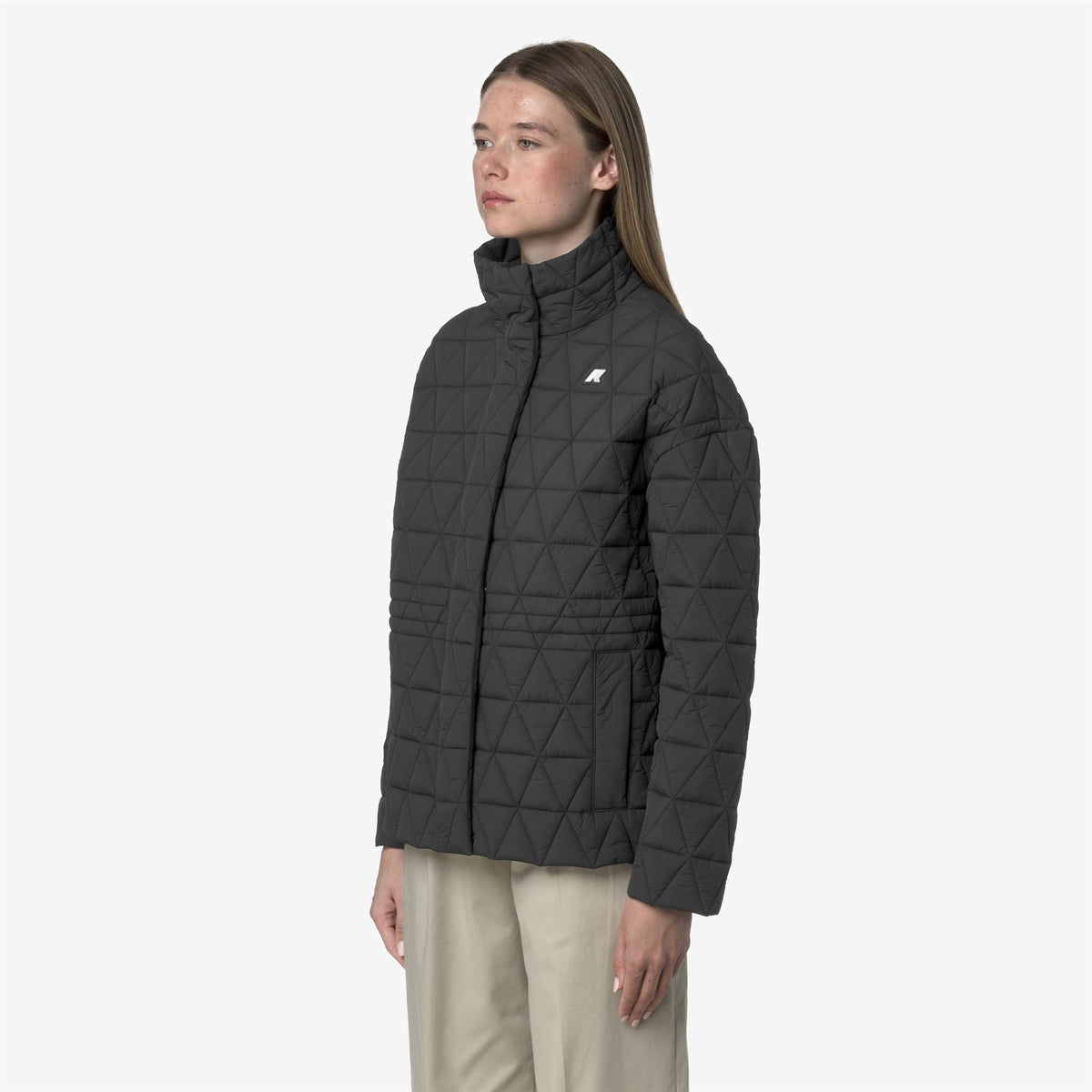 SELENE DIAMOND QUILTED WARM - Vestes - Milieu - Femme - Grey Shadow Dk