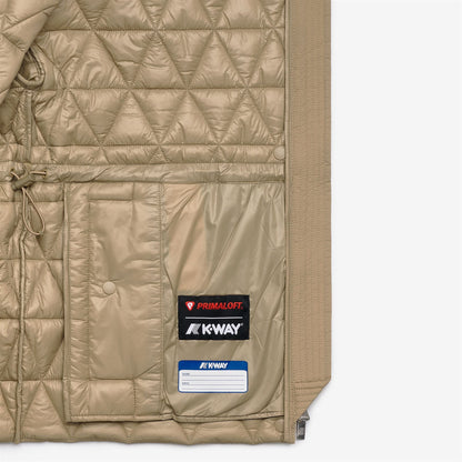 SELENE DIAMOND QUILTED WARM - Vestes - Milieu - Femme - Beige Khaki