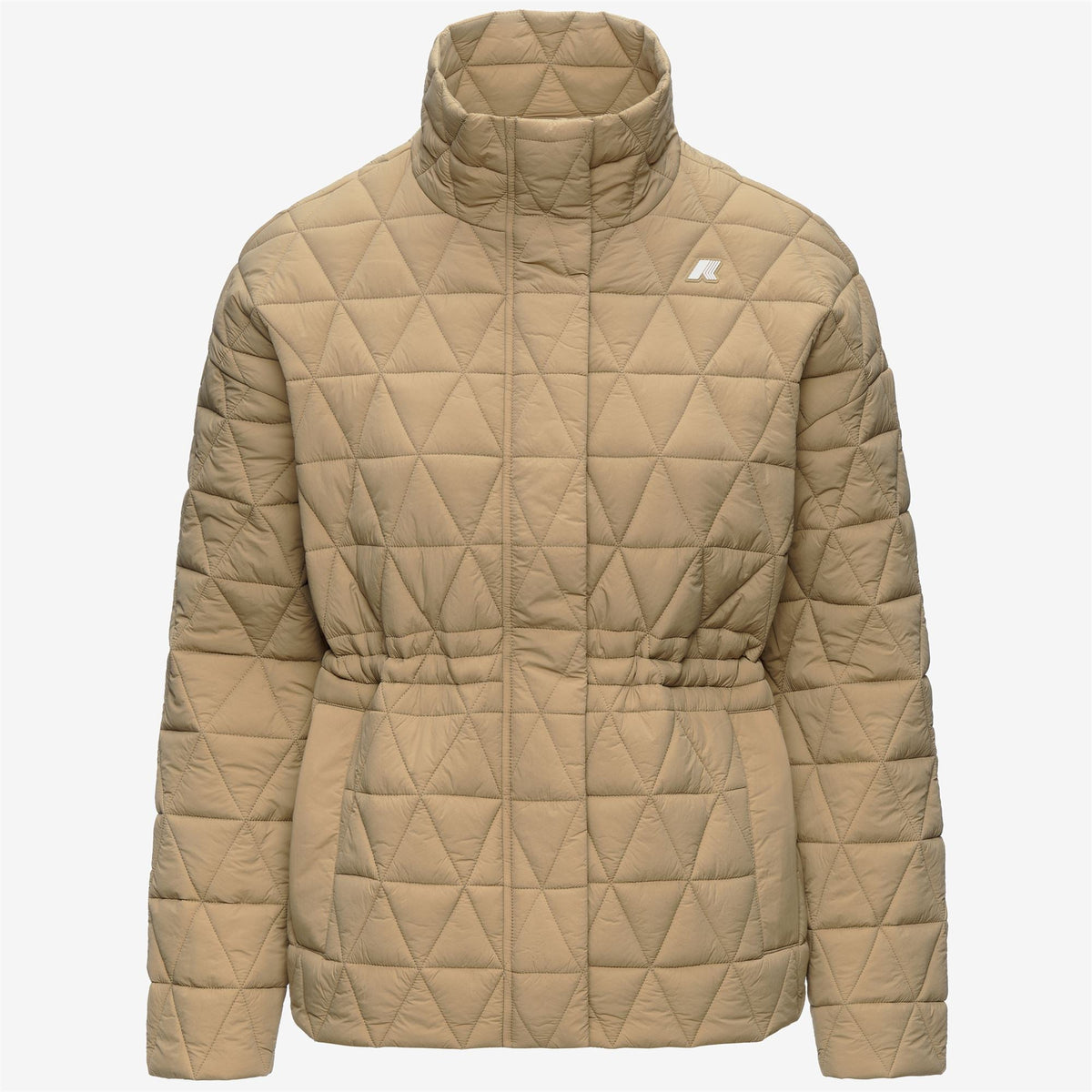 SELENE DIAMOND QUILTED WARM - Vestes - Milieu - Femme - Beige Khaki