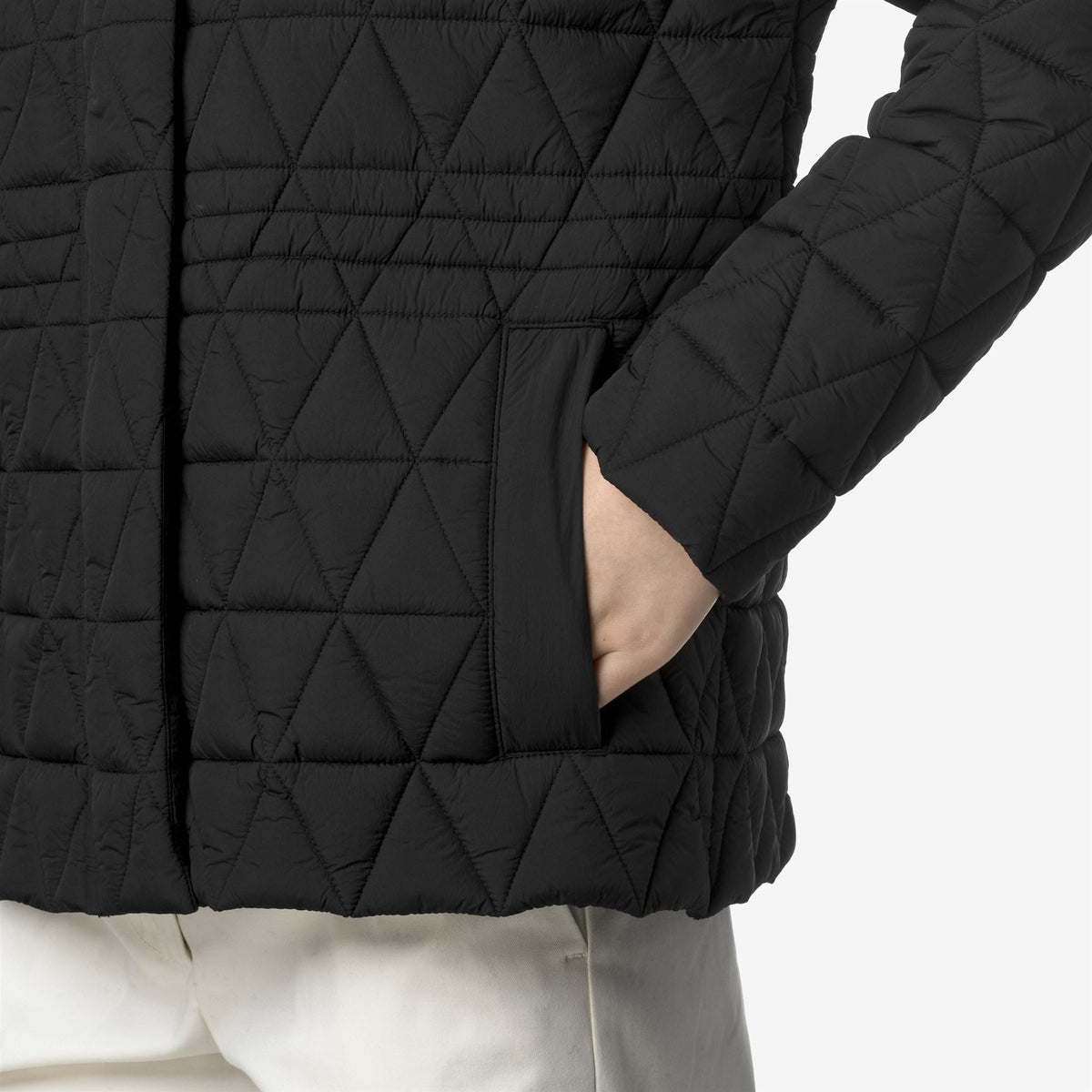 SELENE DIAMOND QUILTED WARM - Vestes - Milieu - Femme - Black Pure-Black Pure