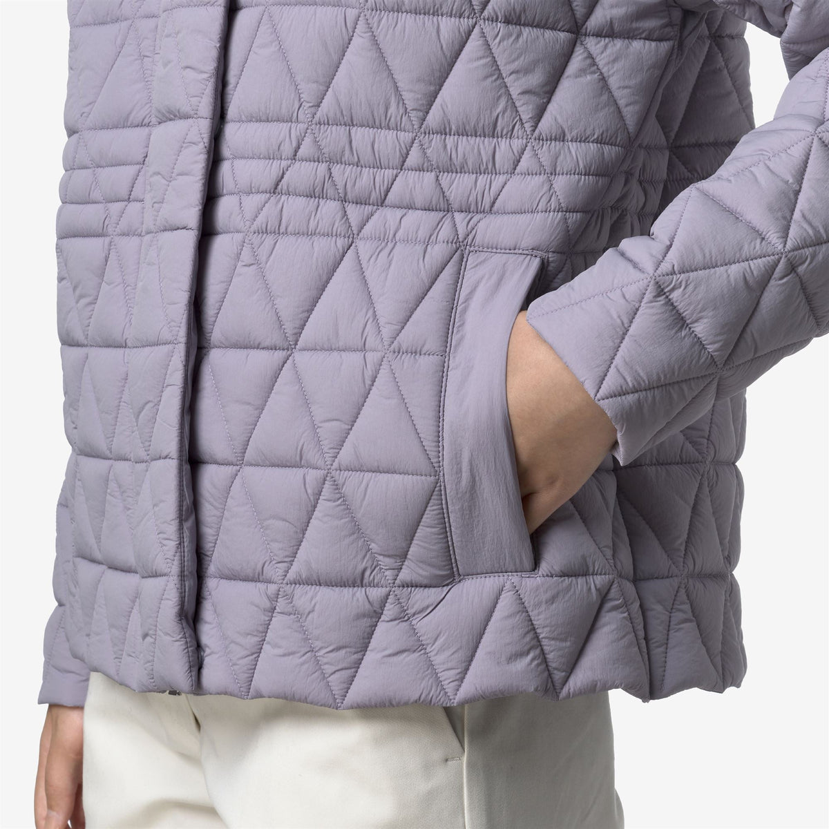 SELENE DIAMOND QUILTED WARM - Vestes - Milieu - Femme - Violet Lavender