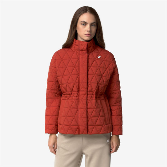 SELENE DIAMOND QUILTED WARM - Vestes - Milieu - Femme - Red Dk Chili