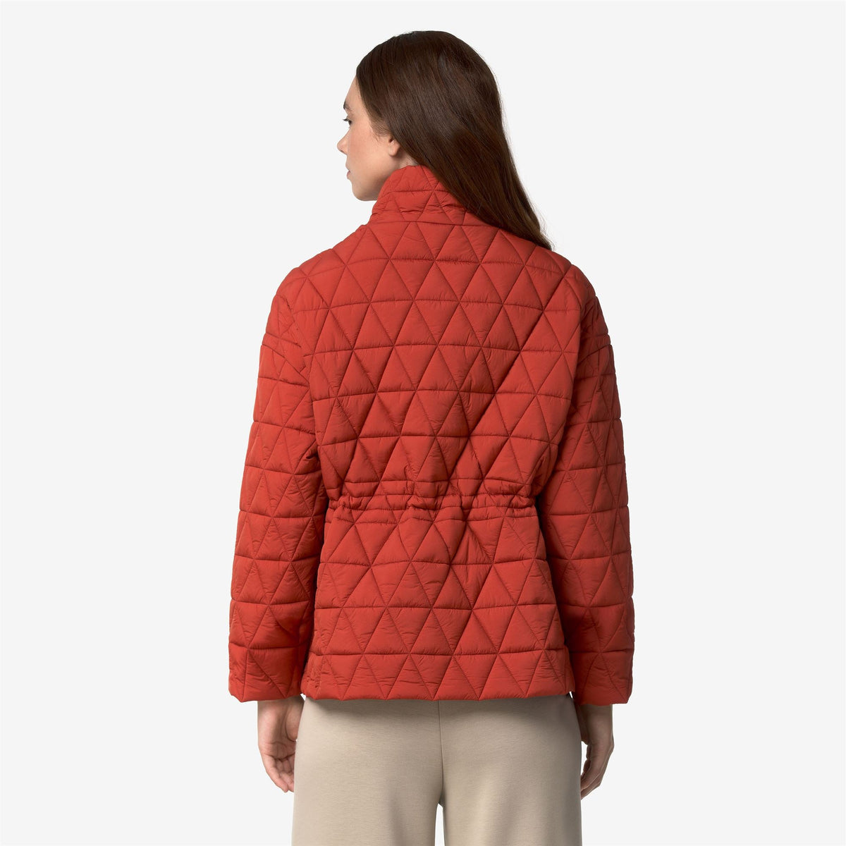 SELENE DIAMOND QUILTED WARM - Vestes - Milieu - Femme - Red Dk Chili