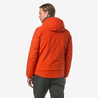 JACK ST WARM DOUBLE - Vestes - Court - Homme - Orange P-Green B