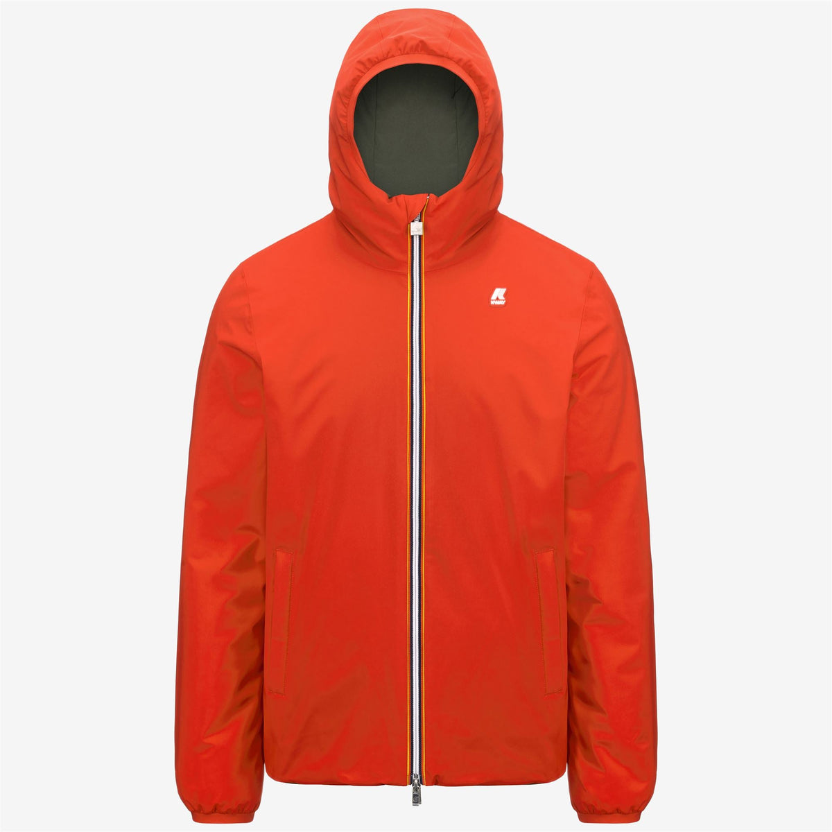 JACK ST WARM DOUBLE - Vestes - Court - Homme - Orange P-Green B