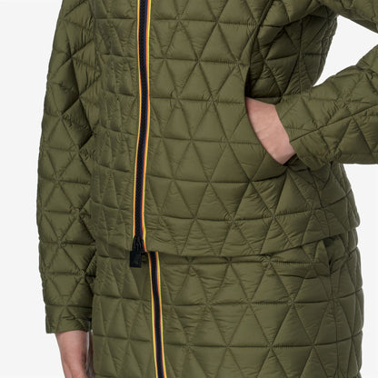 LILIN TECH THERMO LIGHT - Vestes - Court - Femme - Green Winter