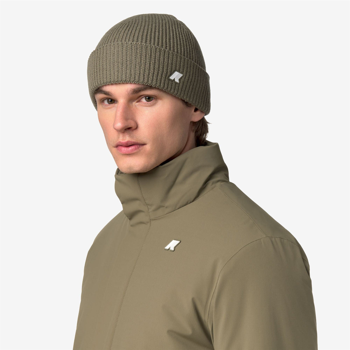 BRICE CARDIGAN STITCH WOOL - Couvre-chef - Chapeau - Unisexe - Green Army