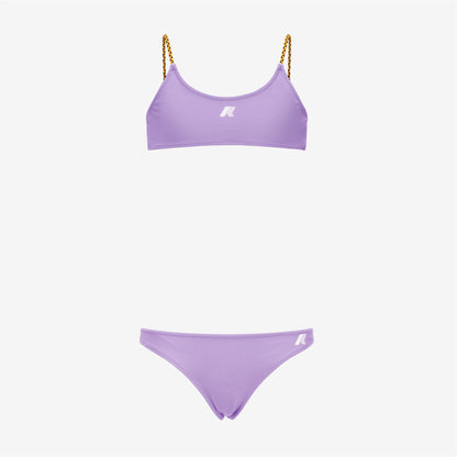 P. SCARLETT DOUBLE BEACH - Maillots de bain - Bikini - Fille - Blue Depth-Violet Sheer