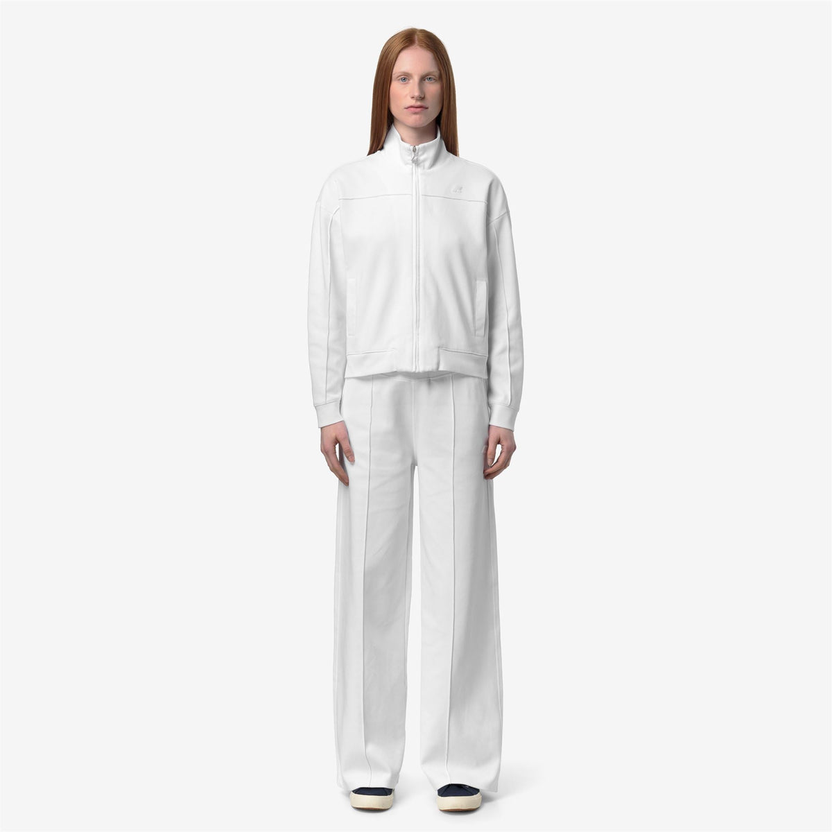 LOYRE INTERLOCK - Pantalon - Pantalons de sport - Femme - White-White