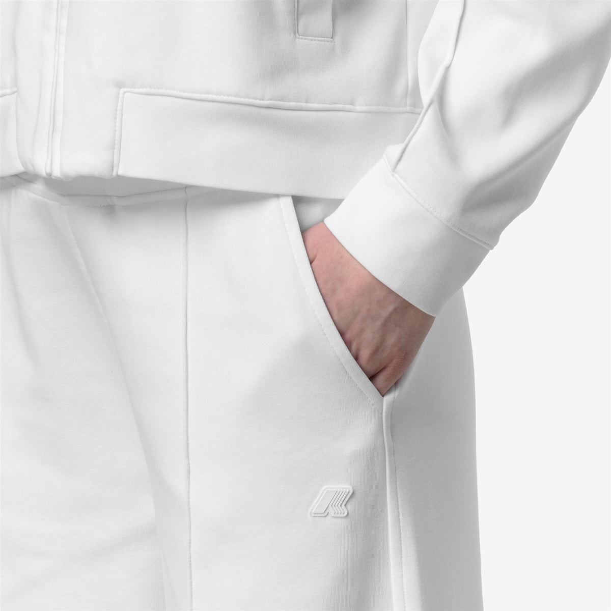 LOYRE INTERLOCK - Pantalon - Pantalons de sport - Femme - White-White