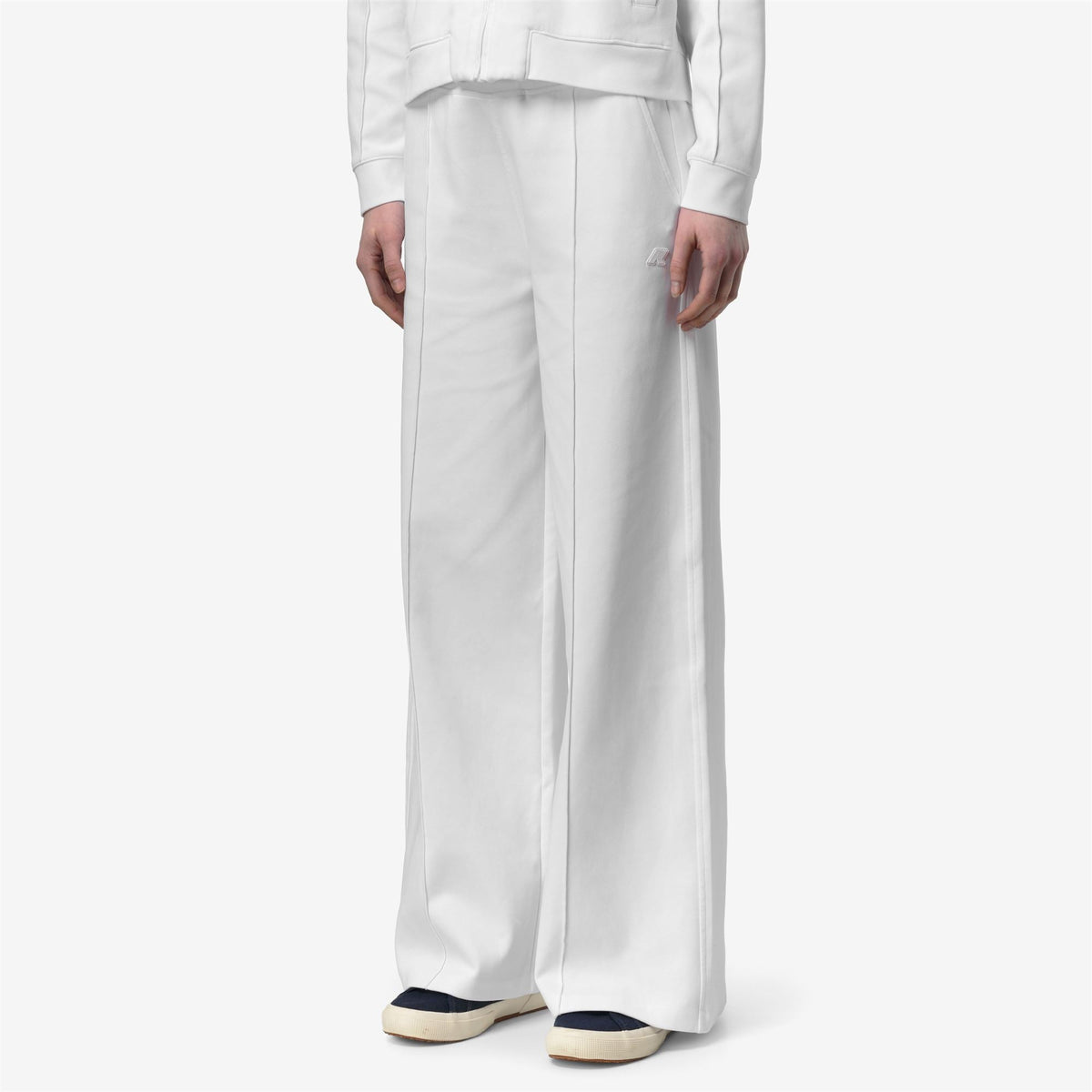 LOYRE INTERLOCK - Pantalon - Pantalons de sport - Femme - White-White