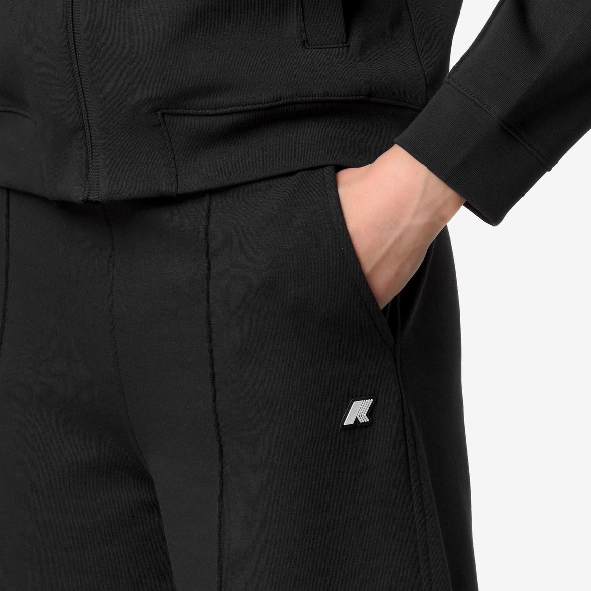 LOYRE INTERLOCK - Pantalon - Pantalons de sport - Femme - Black Pure-Black Pure
