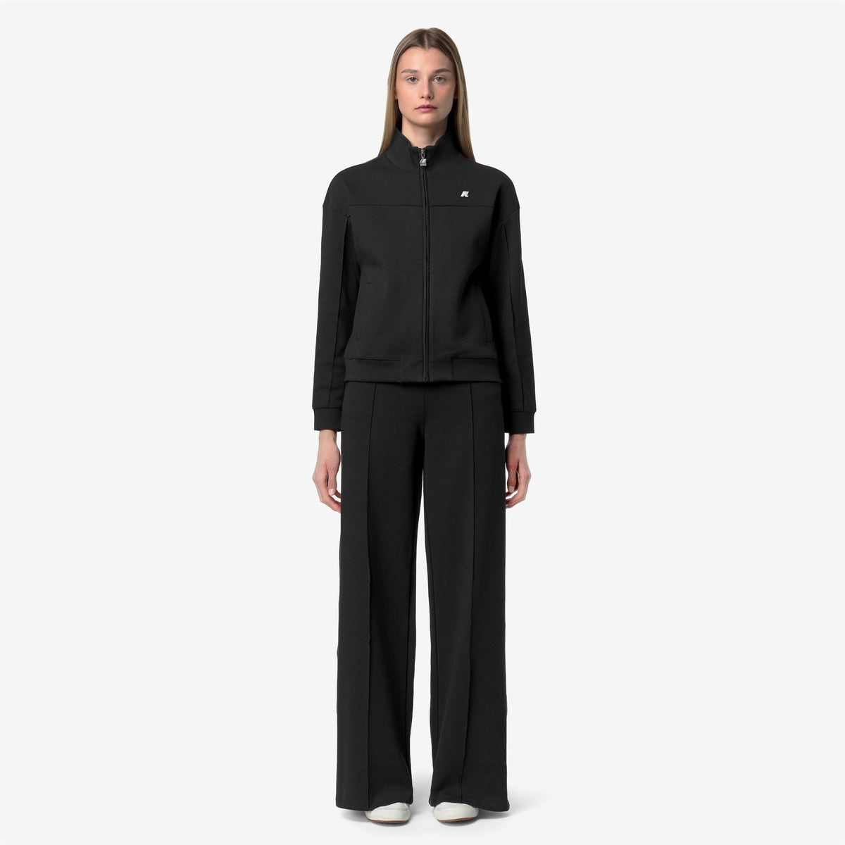 LOYRE INTERLOCK - Pantalon - Pantalons de sport - Femme - Black Pure-Black Pure
