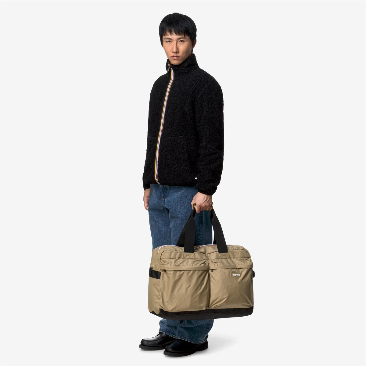 ARDELU - Sacs - Sac polochon - Unisexe - Beige Khaki