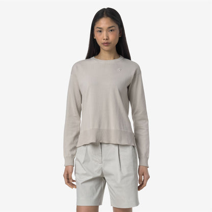 DOMITINE COTTON PS - Maille - Pull-over - Femme - BEIGE LT