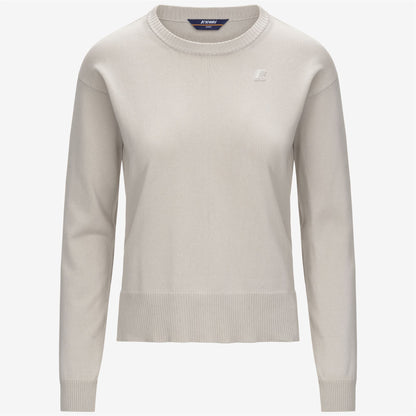 DOMITINE COTTON PS - Maille - Pull-over - Femme - BEIGE LT