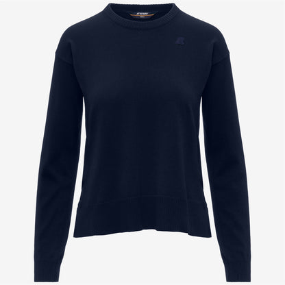 DOMITINE COTTON PS - Maille - Pull-over - Femme - Blue Depth
