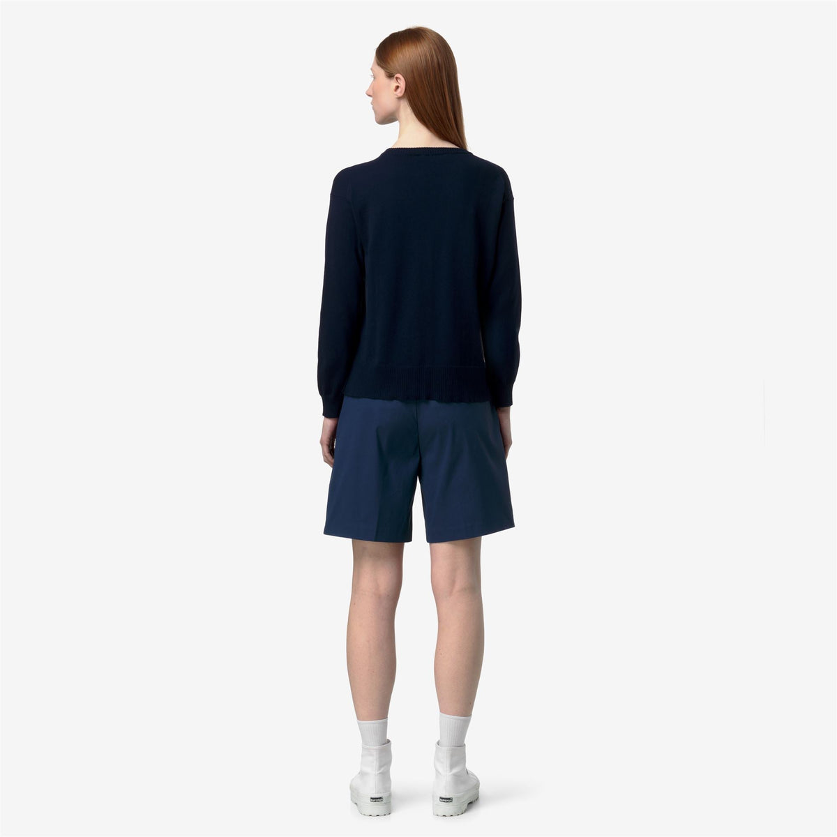 DOMITINE COTTON PS - Maille - Pull-over - Femme - Blue Depth
