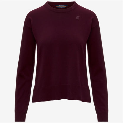 DOMITINE COTTON PS - Maille - Pull-over - Femme - Violet Burnished
