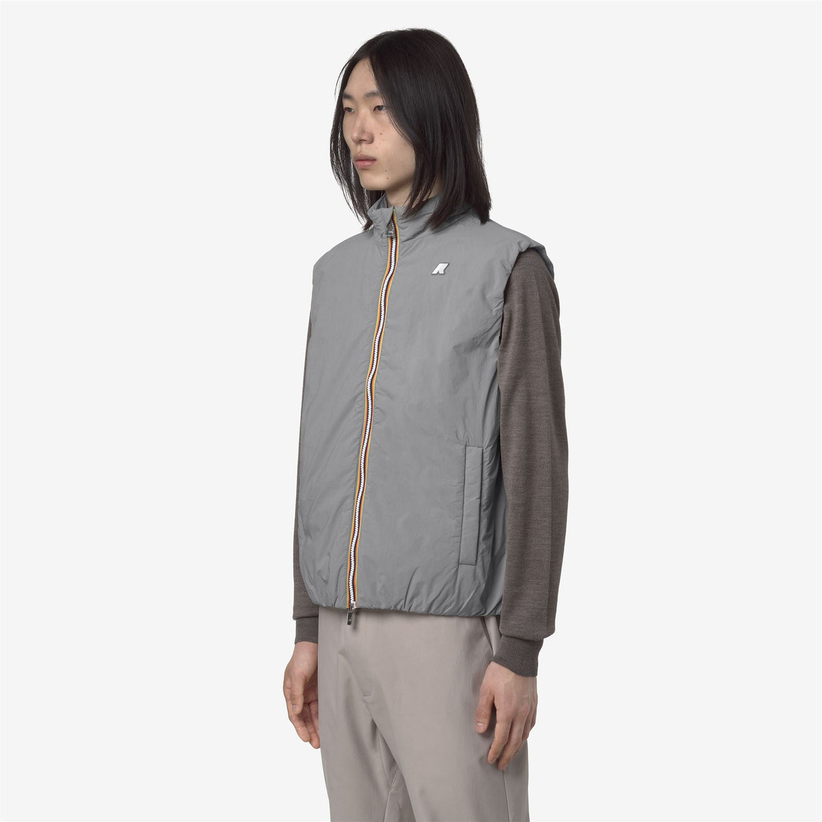 VALEN PLAIN WARM - Vestes - Gilet - Homme - Grey Frost