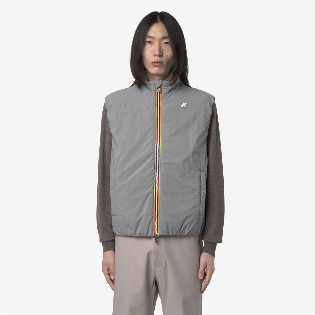 VALEN PLAIN WARM - Vestes - Gilet - Homme - Grey Frost