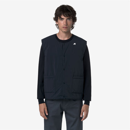 VALTY PLAIN WARM - Vestes - Gilet - Homme - Blue Depth