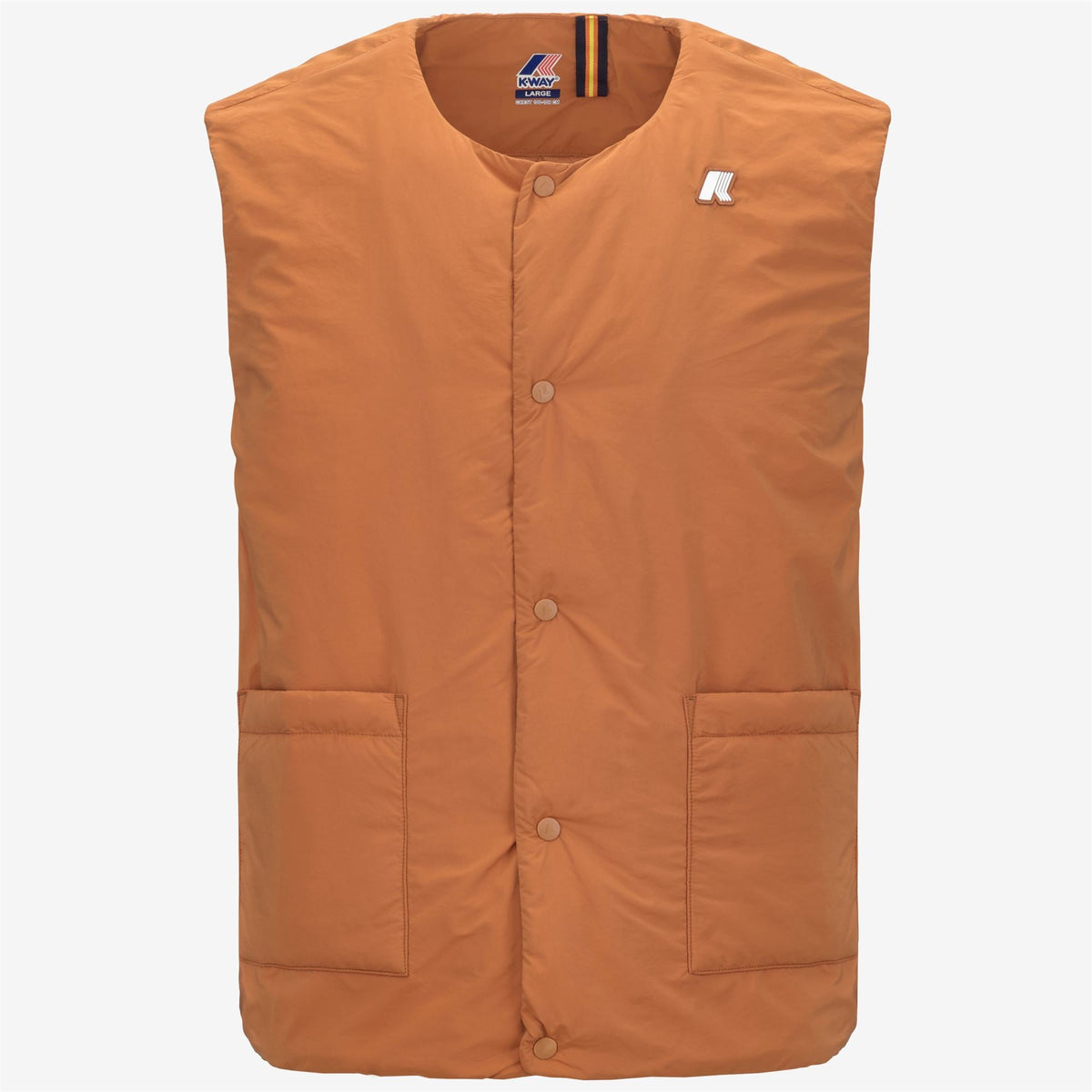 VALTY PLAIN WARM - Vestes - Gilet - Homme - Orange Adobe