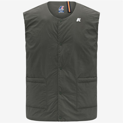 VALTY PLAIN WARM - Vestes - Gilet - Homme - GREEN BLACKISH