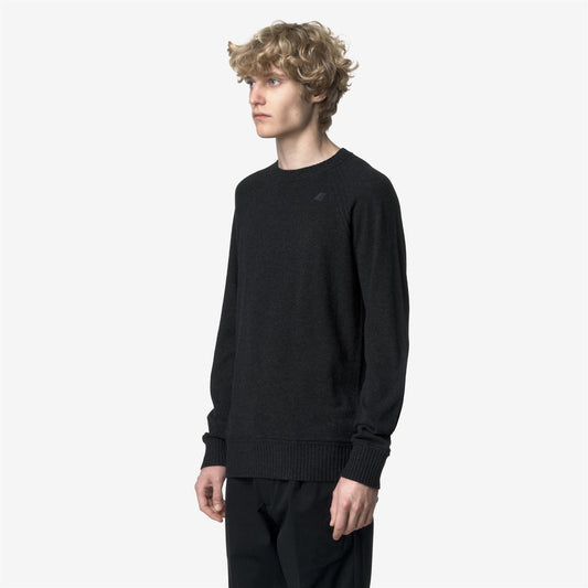 SEBAS WOOL CASHMERE - Maille - Pull-over - Homme - Carbon Mel