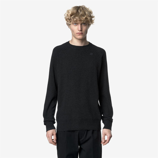 SEBAS WOOL CASHMERE - Maille - Pull-over - Homme - Carbon Mel