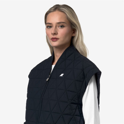 SALOIRE DIAMOND QUILTED WARM AF - Vestes - Gilet - Femme - Blue Depth