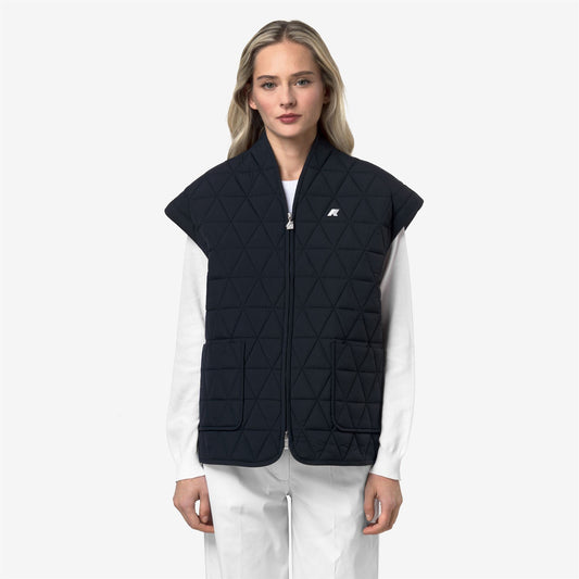 SALOIRE DIAMOND QUILTED WARM AF - Vestes - Gilet - Femme - Blue Depth