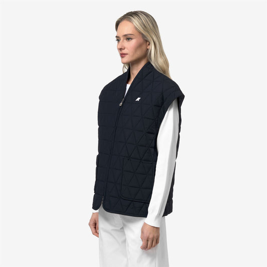 SALOIRE DIAMOND QUILTED WARM AF - Vestes - Gilet - Femme - Blue Depth