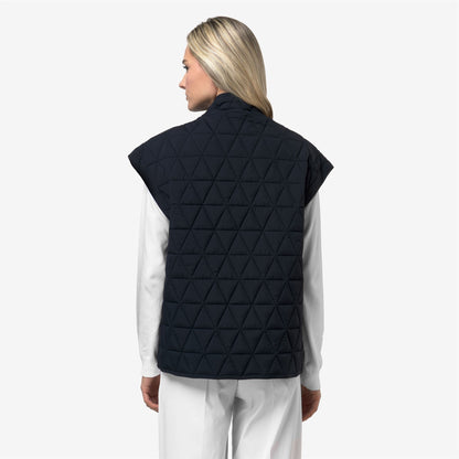 SALOIRE DIAMOND QUILTED WARM AF - Vestes - Gilet - Femme - Blue Depth