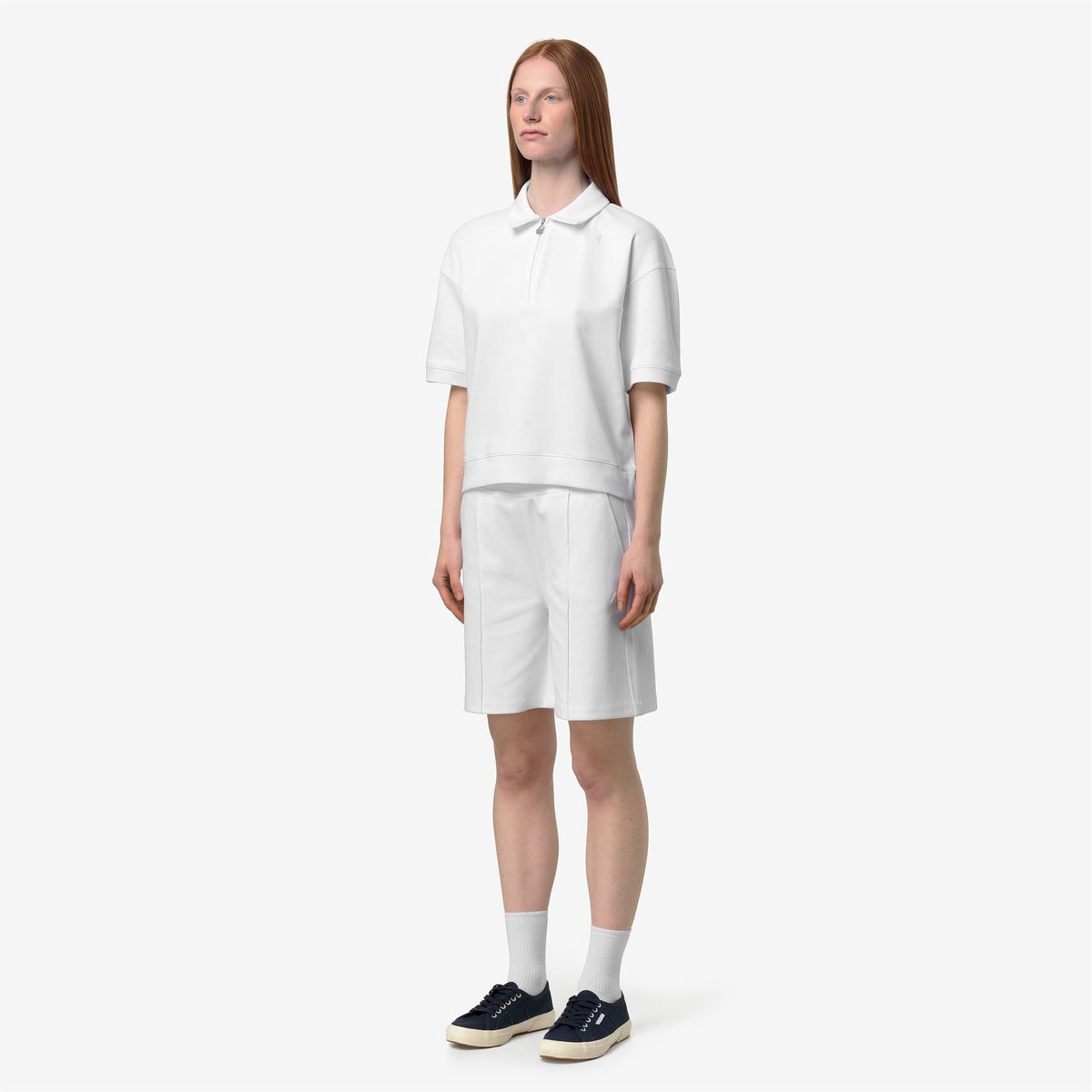 LOZANY INTERLOCK - Polos - Polo - Femme - White-White