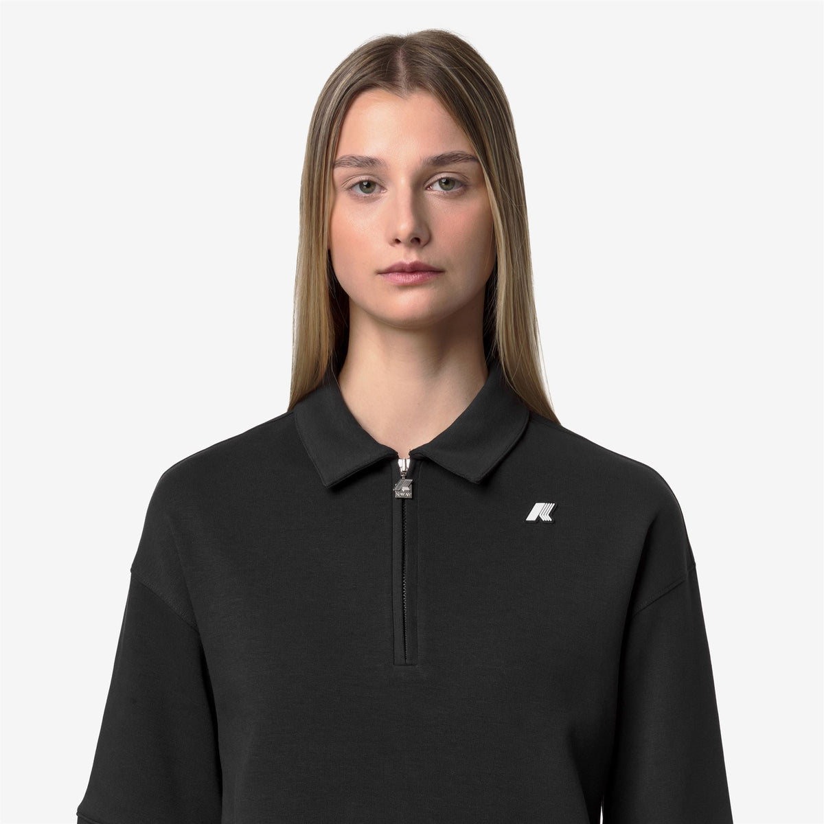 LOZANY INTERLOCK - Polos - Polo - Femme - Black Pure-Black Pure