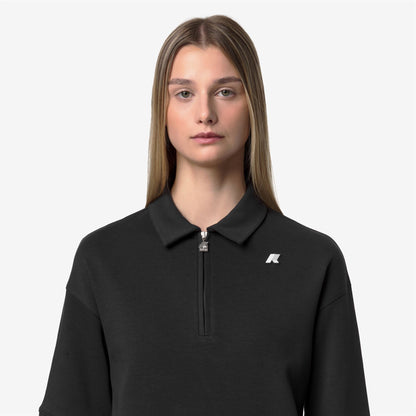 LOZANY INTERLOCK - Polos - Polo - Femme - Black Pure-Black Pure
