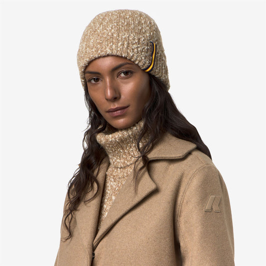 COCOUNE COCCOLA YARN - Couvre-chef - Chapeau - Femme - BROWN-WHITE