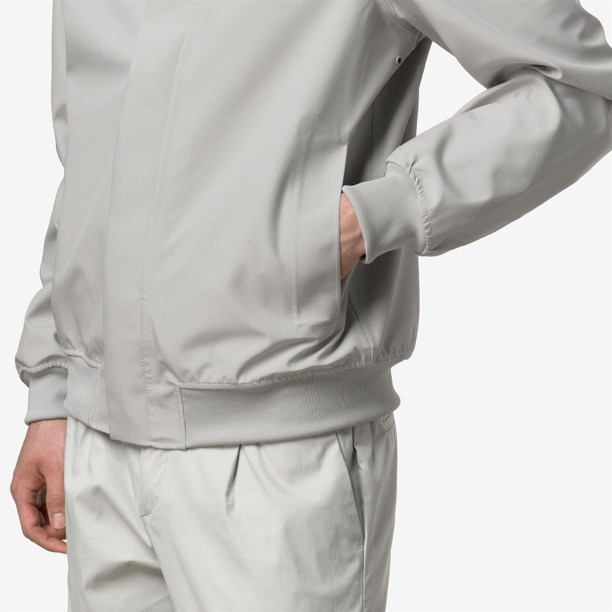 JOACHIM BONDED JERSEY - Vestes - Court - Homme - BEIGE LT