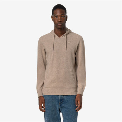 ARZEL FLEECE STITCH - Maille - Pull - Homme - Beige Plaza