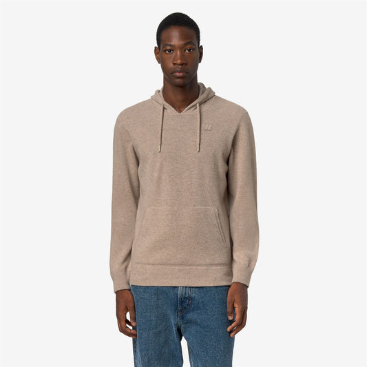 ARZEL FLEECE STITCH - Maille - Pull - Homme - Beige Plaza