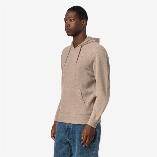 ARZEL FLEECE STITCH - Maille - Pull - Homme - Beige Plaza