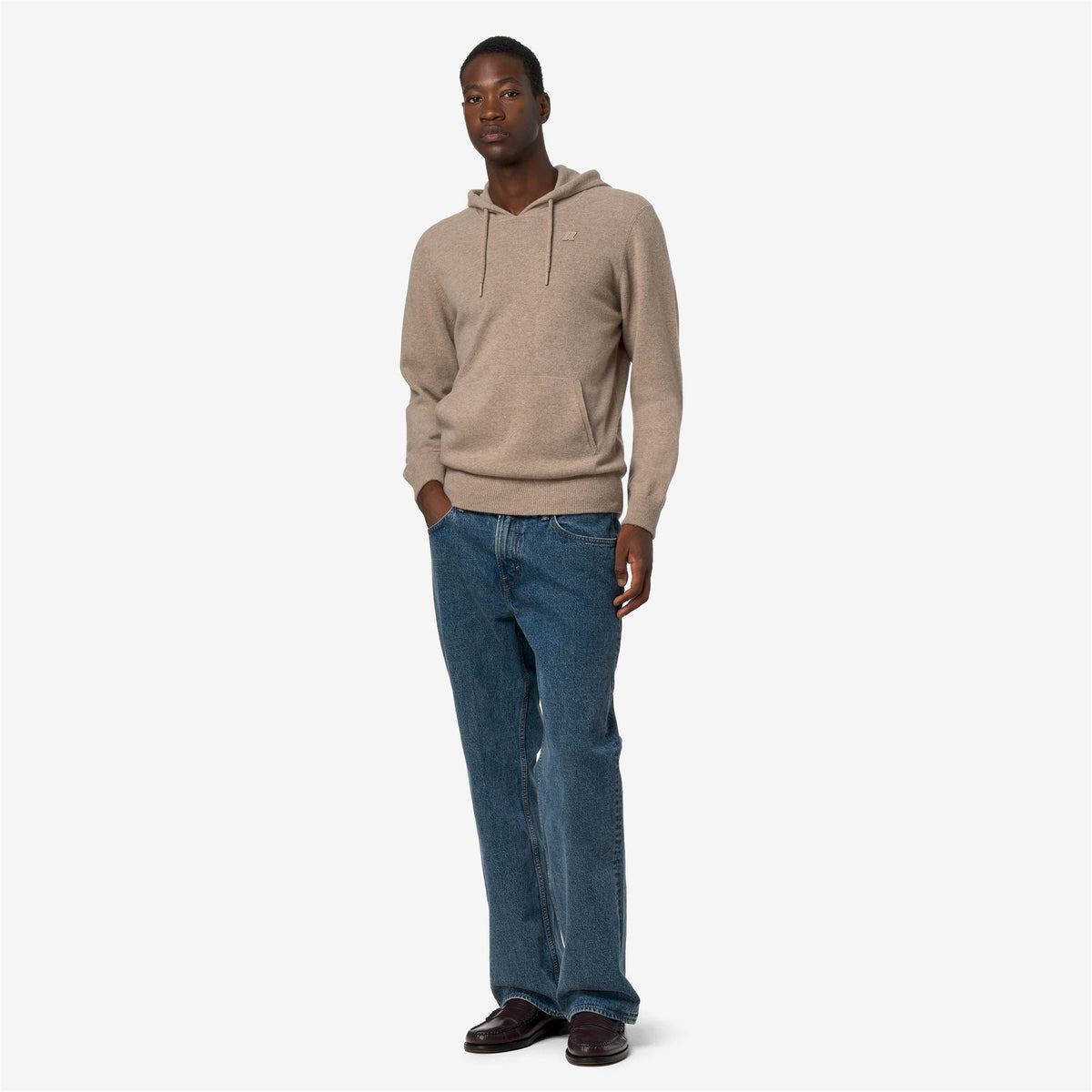 ARZEL FLEECE STITCH - Maille - Pull - Homme - Beige Plaza