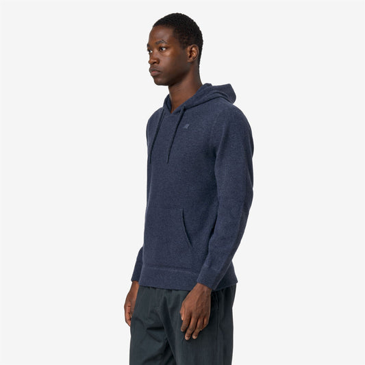 ARZEL FLEECE STITCH - Maille - Pull - Homme - Blue Dusty