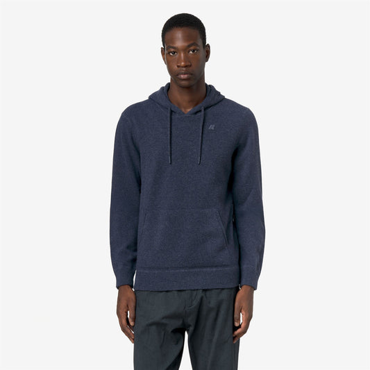 ARZEL FLEECE STITCH - Maille - Pull - Homme - Blue Dusty
